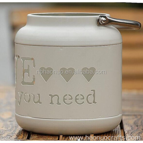 High Quality extinguish Proof stone made candle holder